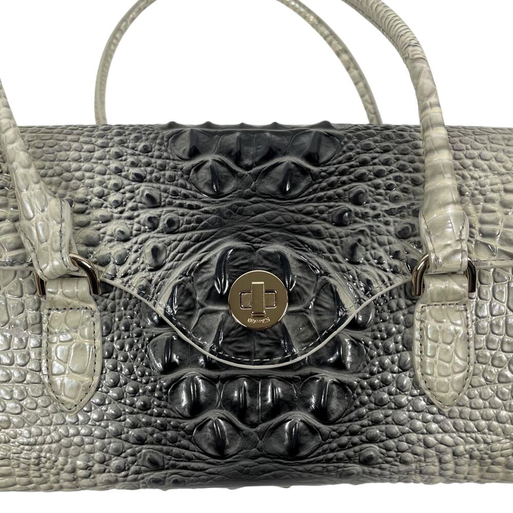 Brahmin Dayan Leather Shoulder Bag Everlasting Ombre Melbourne East West Bag - Picture 8 of 12
